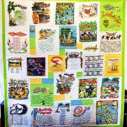 Jimmy Buffett Quilt Blanket Bn14  Quilt and Home Decor