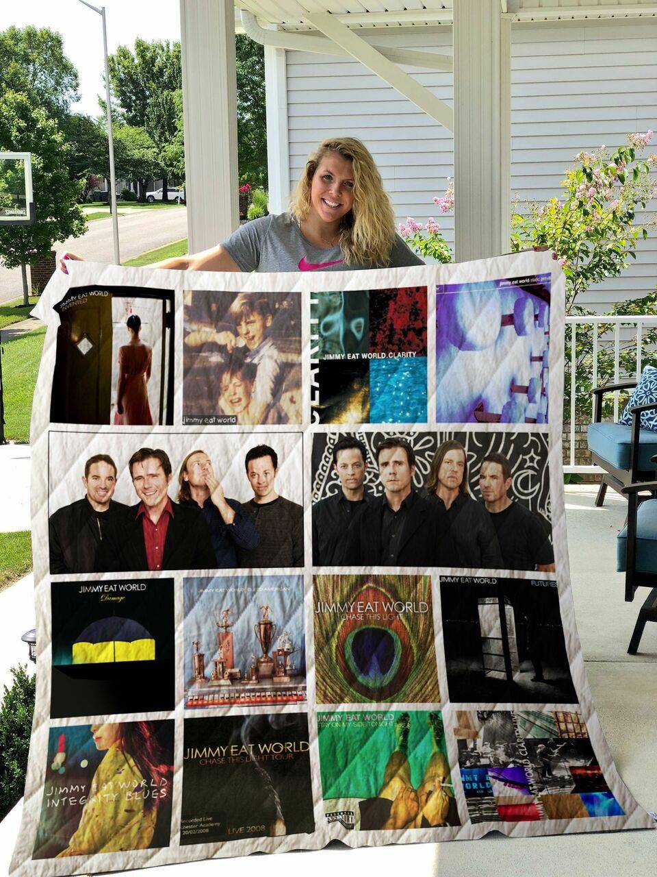 Jimmy Eat World Albums Quilt Blanket Ver14 and Home Decor