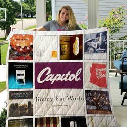 Jimmy Eat World Singles Quilt Blanket 01 and Home Decor