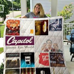 Jimmy Eat World Singles Quilt Blanket 02 and Home Decor