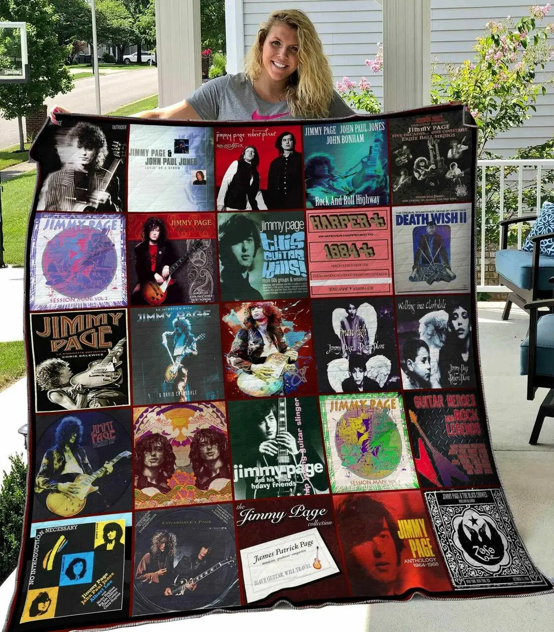 Jimmy Page Blanket Th0107 Quilt and Home Decor