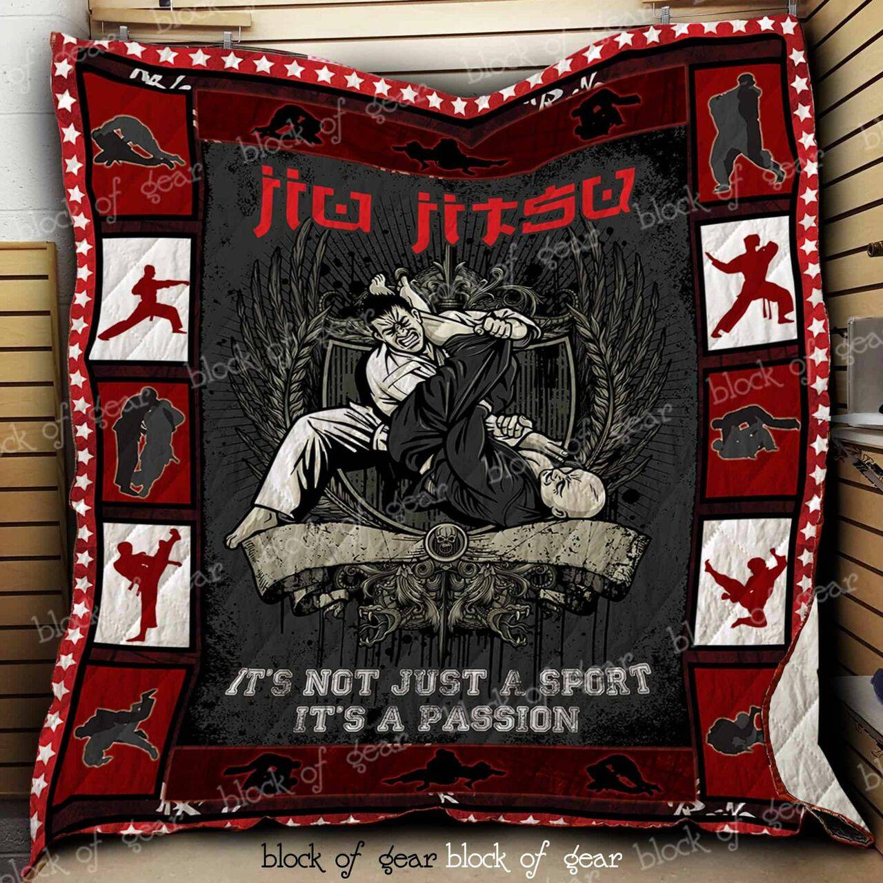 Jiu Jitsu Quilt Ojs and Home Decor