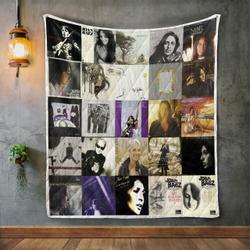 Joan Baez Album Covers Quilt Blanket and Home Decor