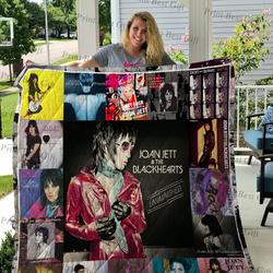Joan Jett Albums Cover Poster Quilt 2 and Home Decor