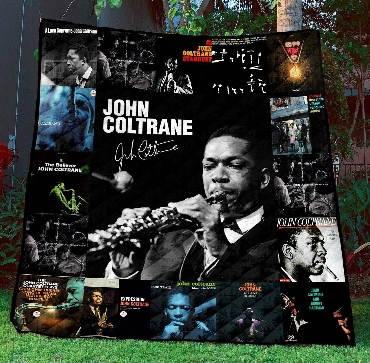 Joco Tml310710 John Coltrane Quilt Blanket Quilt and Home Decor