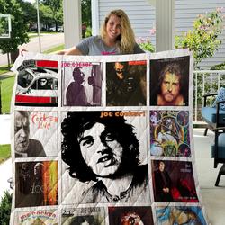 Joe Cocker Albums Quilt Blanket Ver 13 and Home Decor