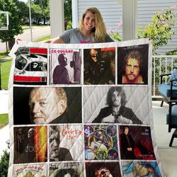 Joe Cocker Albums Quilt Blanket Ver 14 and Home Decor