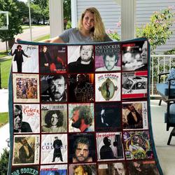 Joe Cocker Quilt Blanket 01 and Home Decor