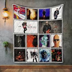 Joe Satriani Album Covers Quilt Blanket and Home Decor