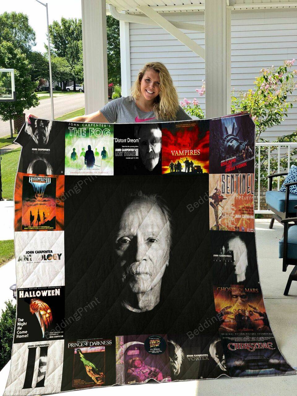 John Carpenter Quilt Blanket and Home Decor