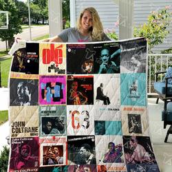John Coltrane Quilt Blanket 0810 and Home Decor