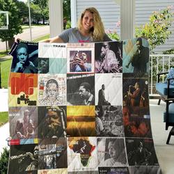 John Coltrane Quilt Blanket and Home Decor
