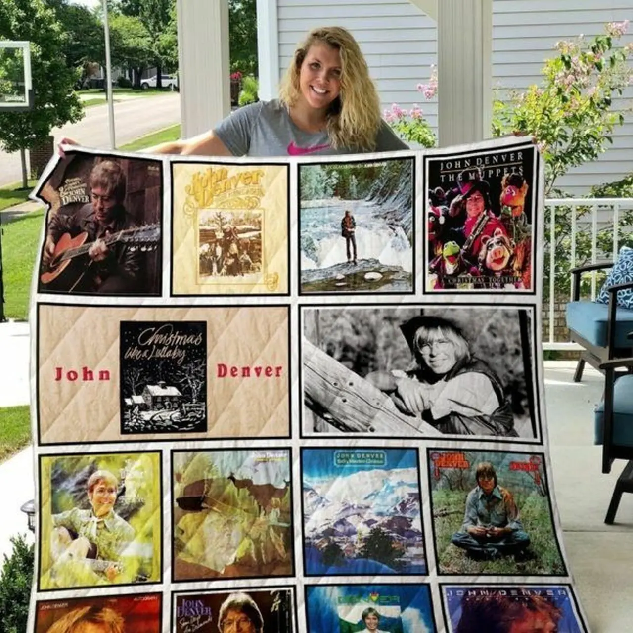 John Denver 3D Personalized Customized Quilt Blanket 35 and Home Decor