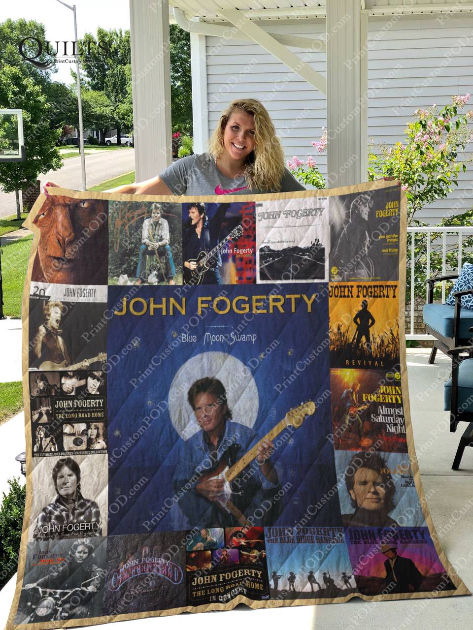John Fogerty Albums Quilt Blanket For Fans Ver 17 and Home Decor