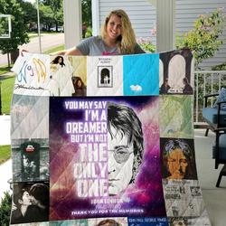John Lennon Blanket Ha0910 Quilt and Home Decor