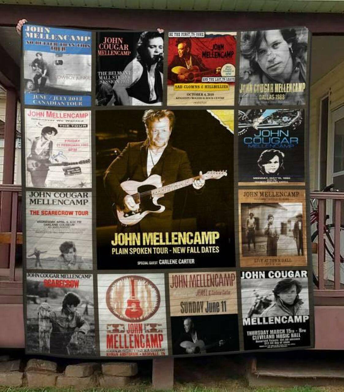 John Mellencamp Quilt Blanket Hvt310513 Quilt and Home Decor