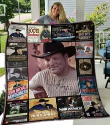 John Michael Montgomery Quilt Blanket Hvt080614  Quilt and Home Decor