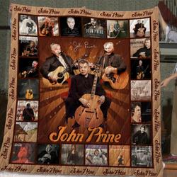 John Prine Quilt Blanket Gifts For Fans Birthday Christmas Music Gifts and Home Decor