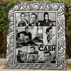 Johnny Cash Quilt V1 and Home Decor