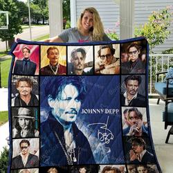 Johnny Depp Quilt Blanket and Home Decor
