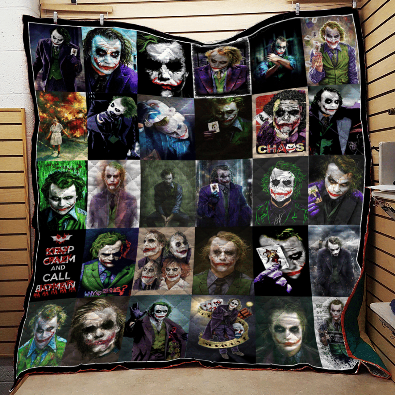 Joker Collage Quilt Blanket Th10072019 and Home Decor