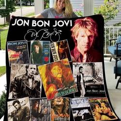 Jon Bon Jovi New Quilt Blanket and Home Decor