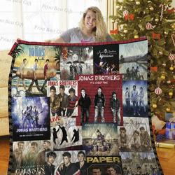 Jonas Brothers Albums Cover Poster Quilt Blanket Ver 3 and Home Decor