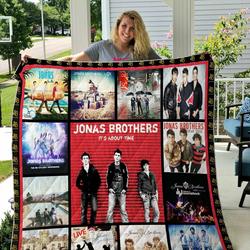 Jonas Brothers Cover Poster Quilt Blanket and Home Decor