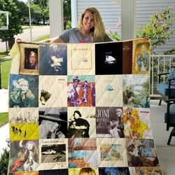 Joni Mitchell Quilt Blanket For Fans Ver 25 and Home Decor