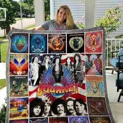 Journey Albums Cover Poster Quilt Blanket Ver 1 and Home Decor
