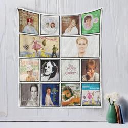 Julie Andrews Quilt Blanket and Home Decor