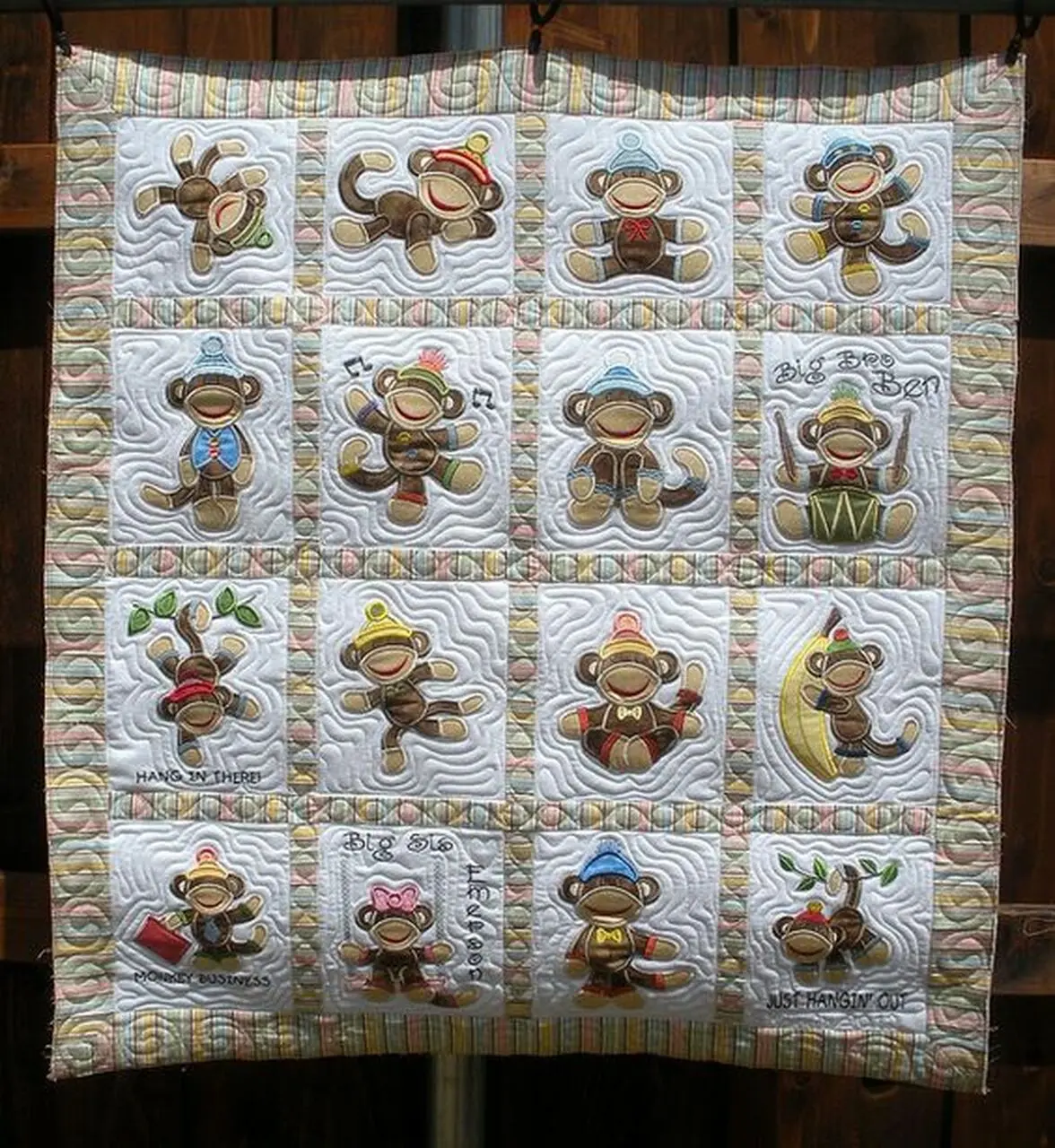 Jumping Monkey Cl16100180Mdq Quilt Blanket and Home Decor