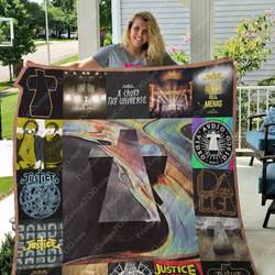 Justice Band Quilt Blanket For Fans Ver 17 and Home Decor