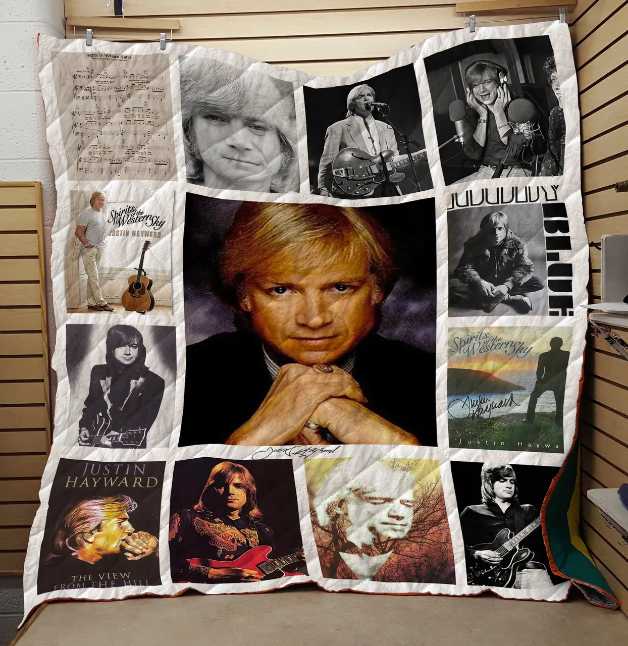 Justin Hayward 3D Customized Quilt and Home Decor