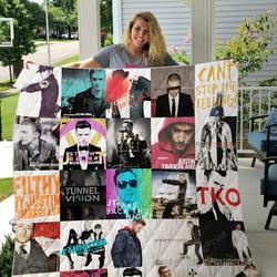 Justin Timberlake Quilt Blanket For Fans Ver 25 and Home Decor