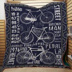 K17 Bicycle NDK060795 3D Customized Quilt and Home Decor