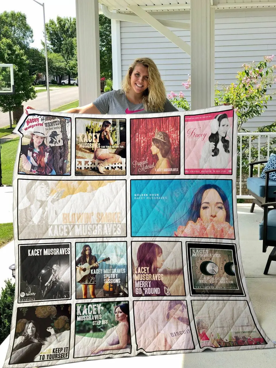 Kacey Musgraves Quilt Blanket and Home Decor