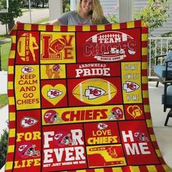 Kansas City Chiefs Quilt Blanket B030613 and Home Decor