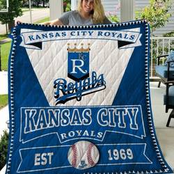 Kansas City Royals 1 Quilt Blanket and Home Decor