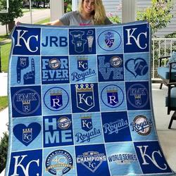 Kansas City Royals Ver1 Blanket Th2906 Quilt and Home Decor