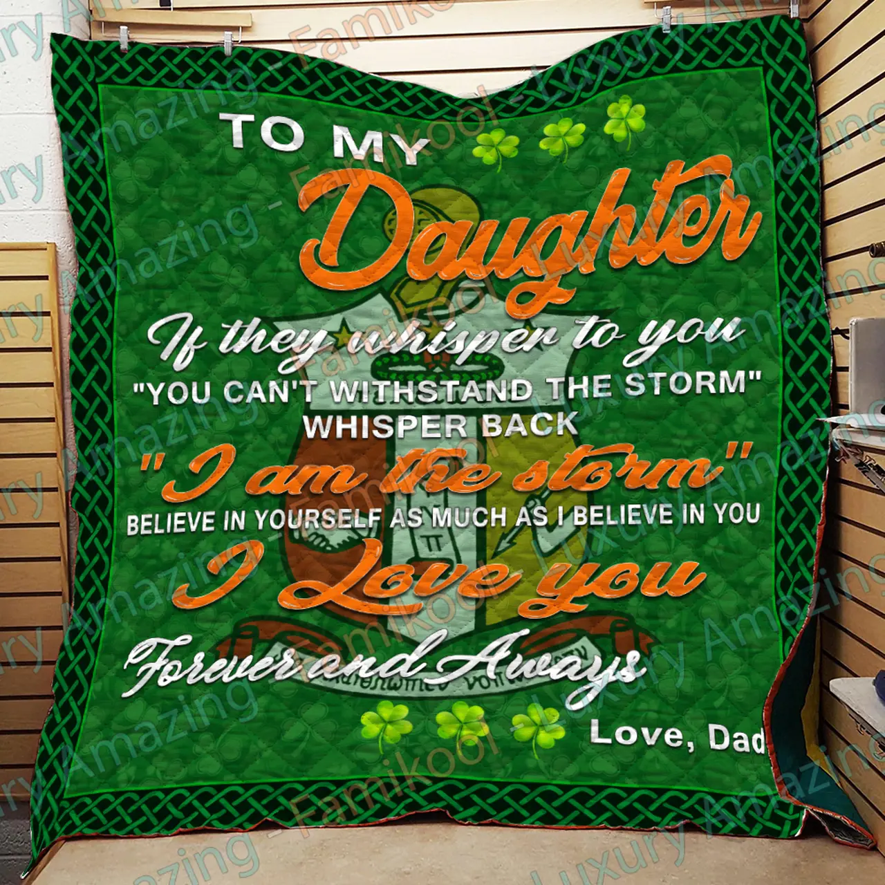 Kap Daughter - Dad Quilt and Home Decor