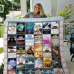 Karin Slaughter Books Quilt Blanket and Home Decor