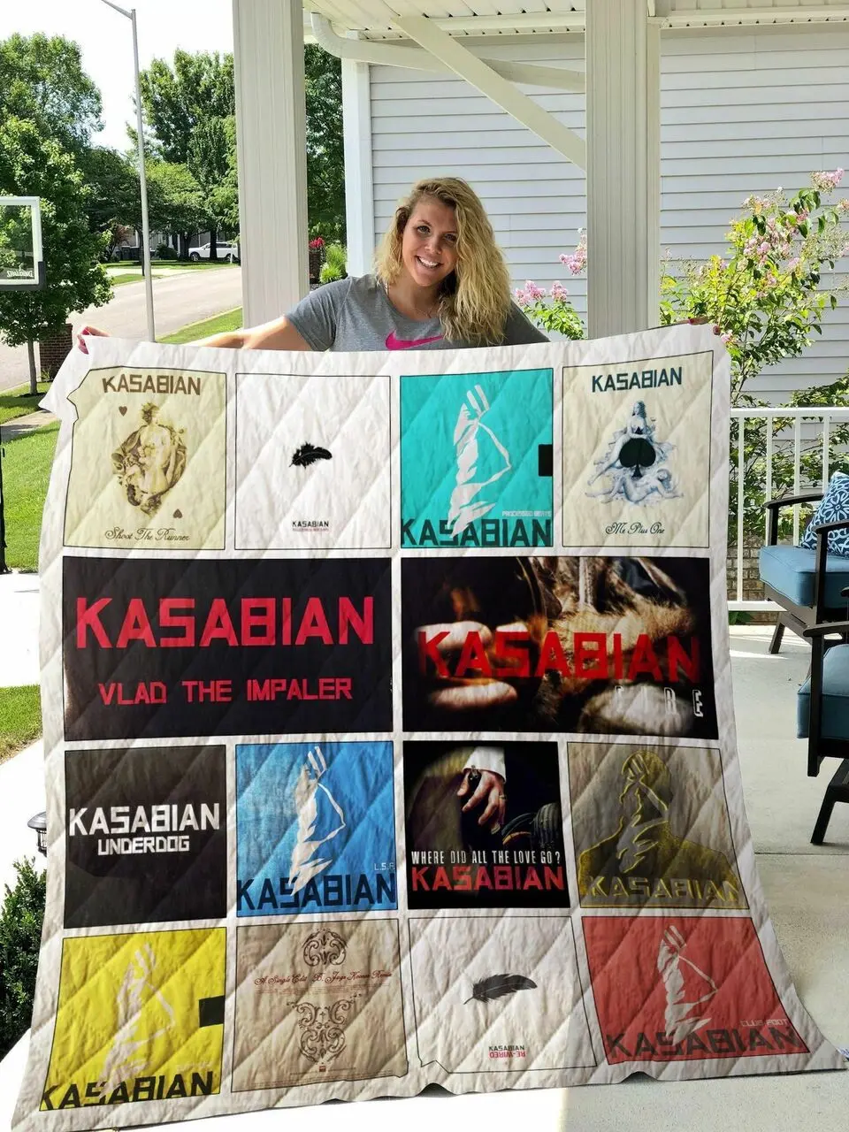 Kasabian Singles Quilt Blanket 02 and Home Decor