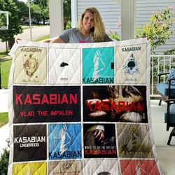 Kasabian Singles Quilt Blanket 02 and Home Decor