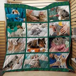 Keep Calm This Is Vet Tech Blanket Th1707 Quilt and Home Decor