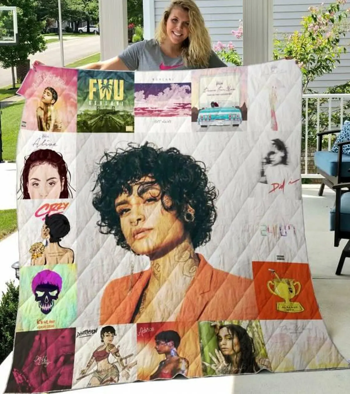 Kehlani Quilt Blanket Limited Quilt Blanket and Home Decor