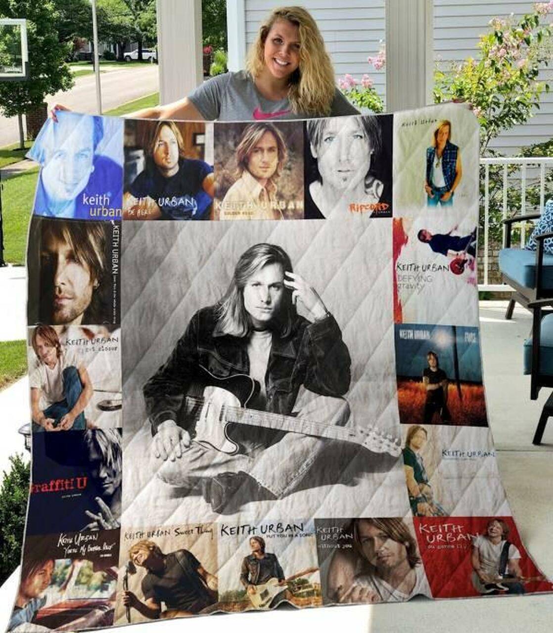 Keith Urban Quilt Blanket M150634 Quilt and Home Decor
