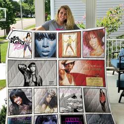 Kelly Rowland Quilt Blanket and Home Decor