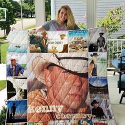 Kenny Chesney Quilt Blanket 0972 and Home Decor
