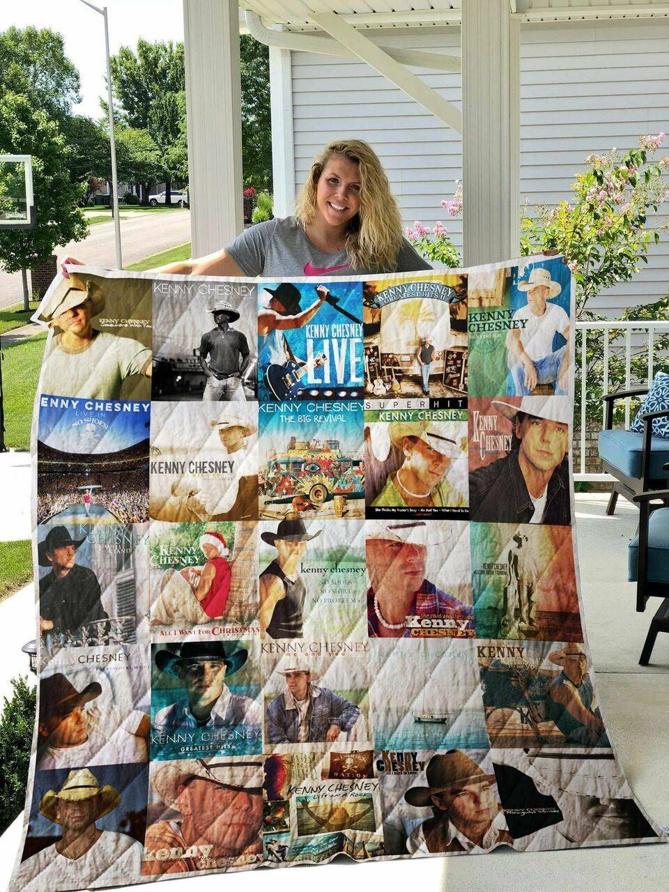 Kenny Chessne Quilt Blanket 02 and Home Decor